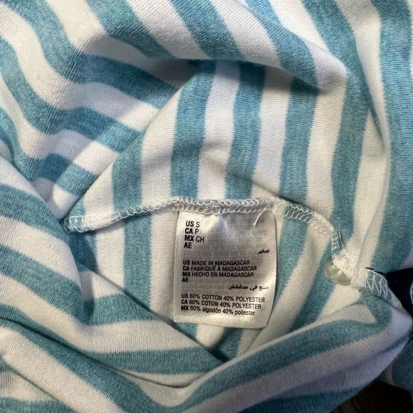 Club Room Men's Short Sleeve Shirt Button Front Golf Striped Polo - Picture 8 of 8